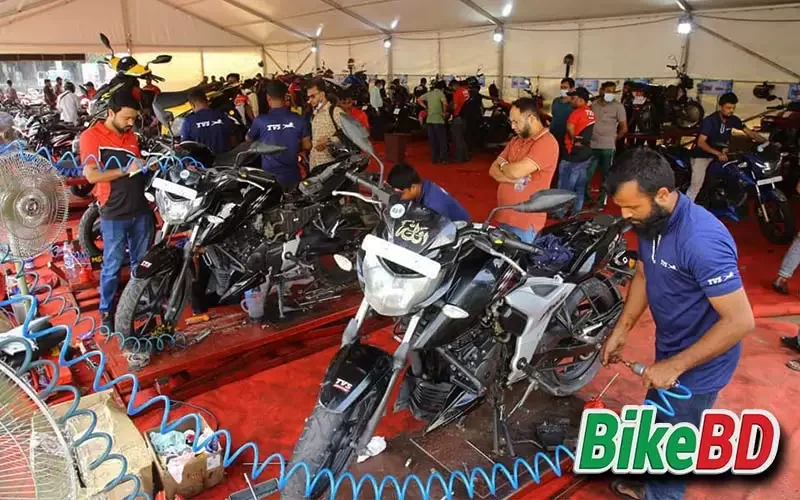 Tvs mela Bike Service